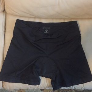 Large black Athleta shorts.
